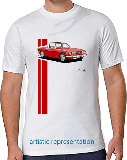 Triumph Stag in Signal Red and Black T Shirt