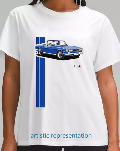 Triumph Stag in Bright Blue/Black T Shirt