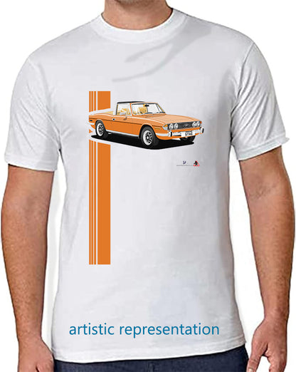 Triumph Stag in  Orange/Beige T Shirt