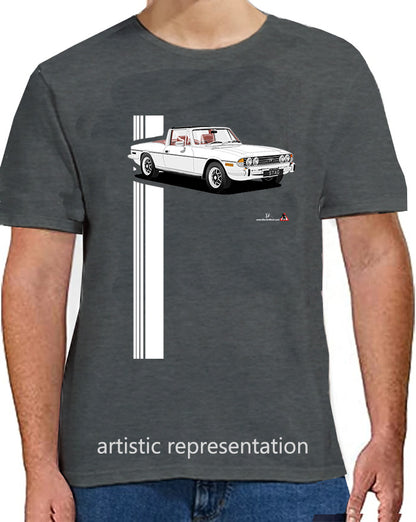 Triumph Stag in White/Brown T Shirt