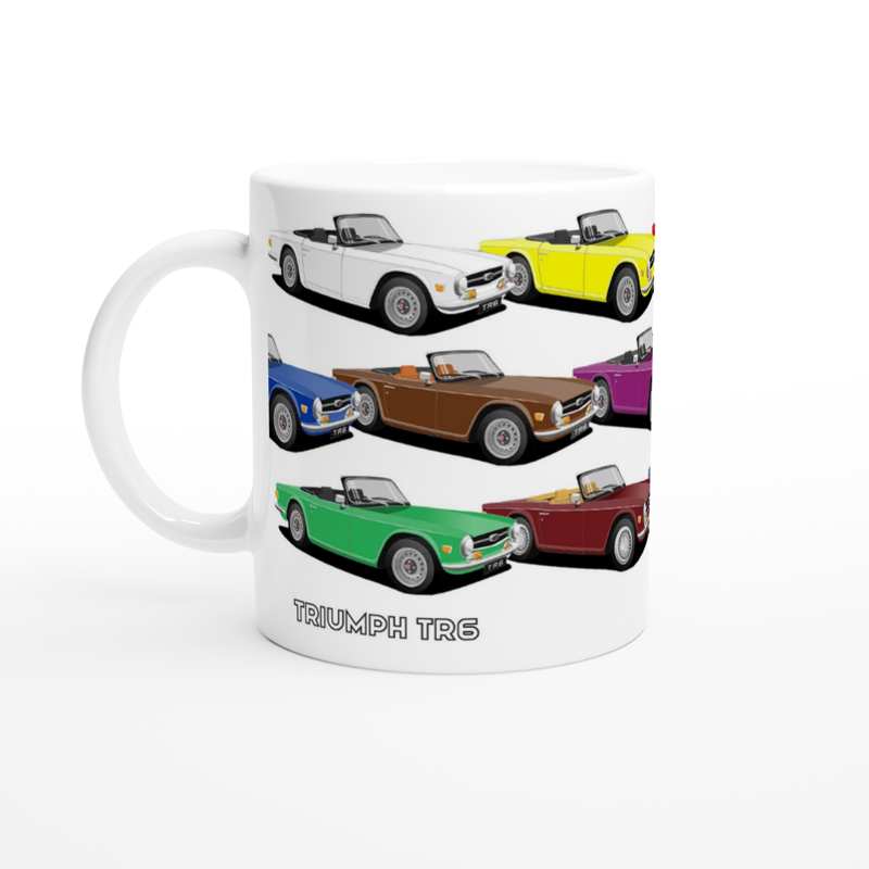 Triumph TR6 Multi Car Mug