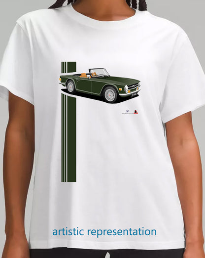 Triumph TR6 in Dark Green Art T Shirt