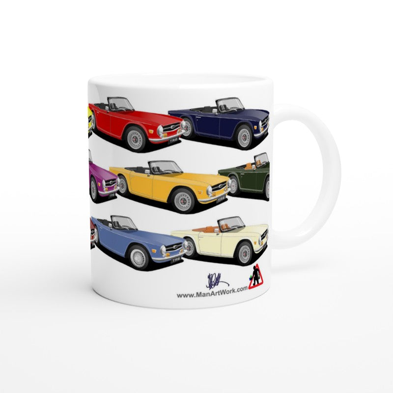 Triumph TR6 Multi Car Mug