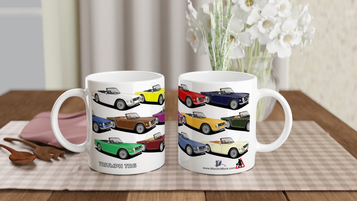 Triumph TR6 Multi Car Mug