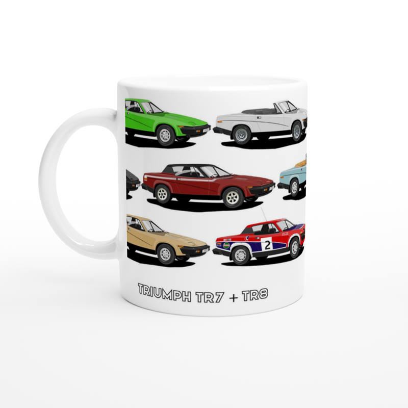 Triumph TR7 & TR8 Multi Car Mug