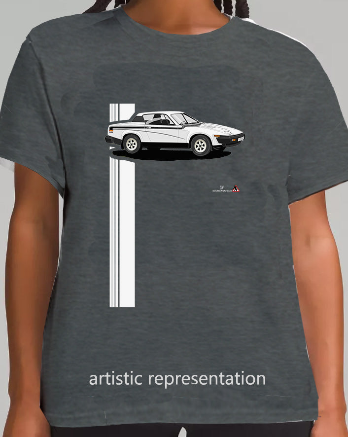 Triumph TR7 Victory in White Art T Shirt