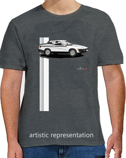 Triumph TR7 Victory in White Art T Shirt