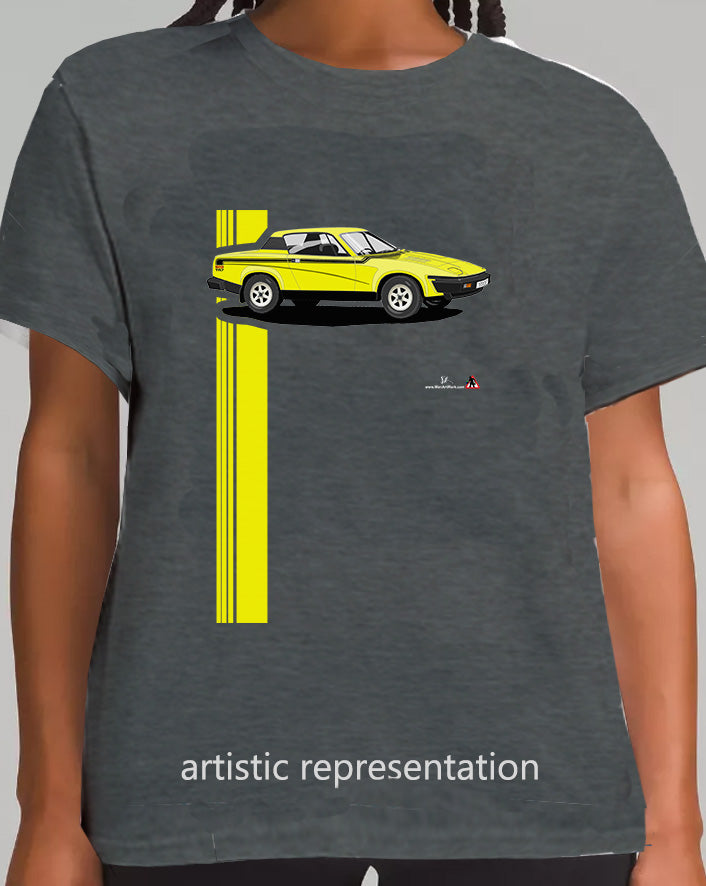 Triumph TR7 Victory in Yellow Art T Shirt