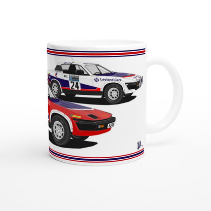 Triumph TR7 and TR8 Rally Car Art Mug 