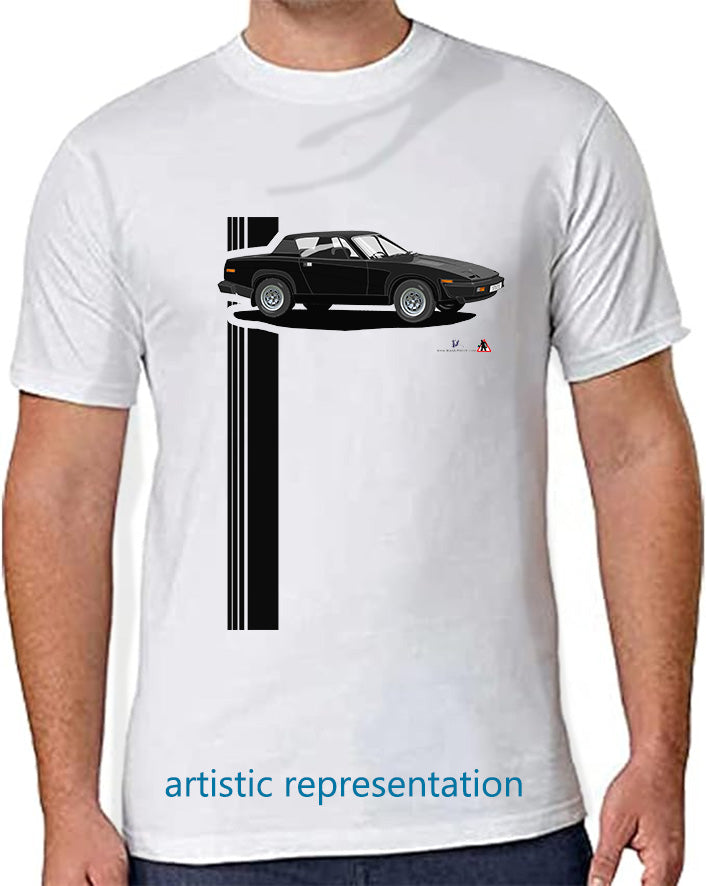 Triumph TR7 in Black Art T Shirt