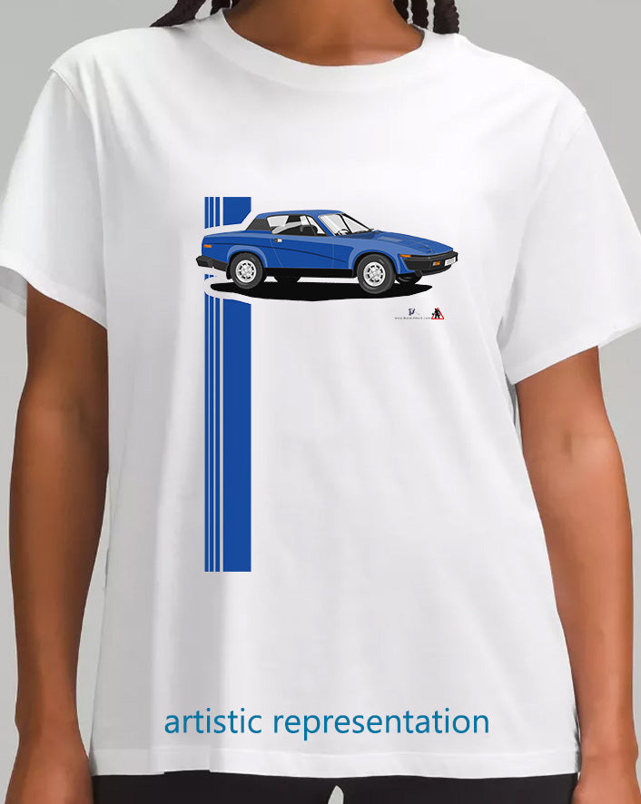 Triumph TR7 in Blue Art T Shirt