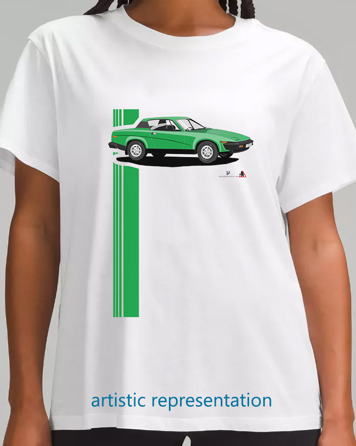 Triumph TR7 in Bright Green Art T Shirt