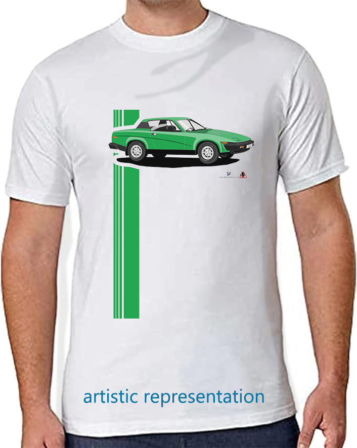 Triumph TR7 in Bright Green Art T Shirt