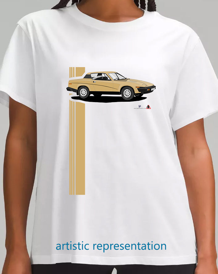 Triumph TR7 in Gold Art T Shirt