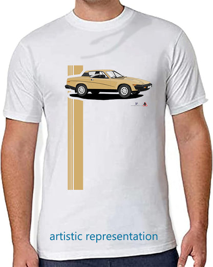 Triumph TR7 in Gold Art T Shirt