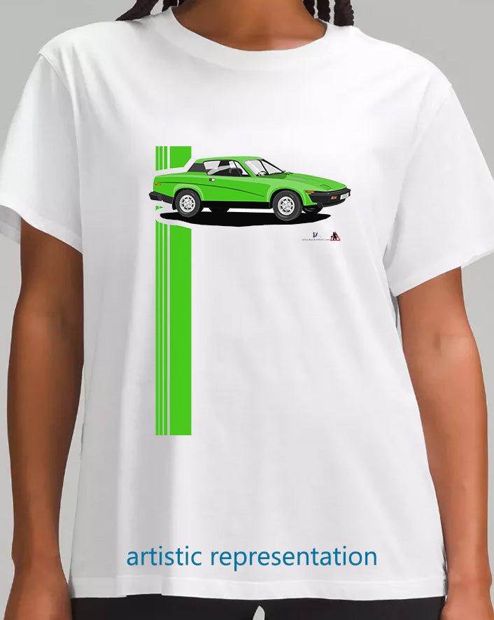 Triumph TR7 in Vivid Green Art T Shirt