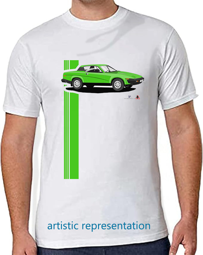 Triumph TR7 in Vivid Green Art T Shirt