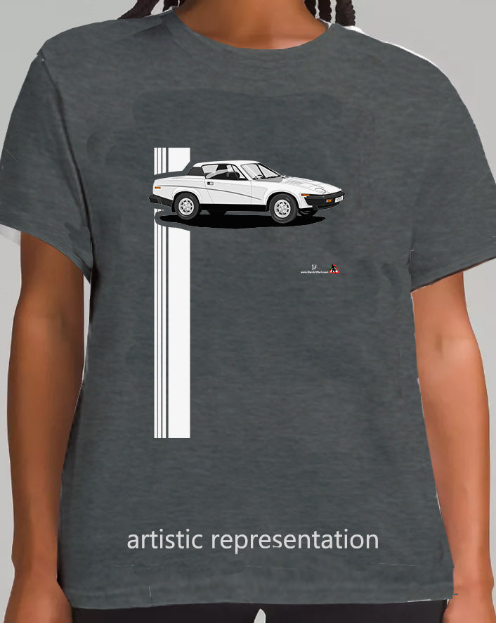 Triumph TR7 in White Art T Shirt