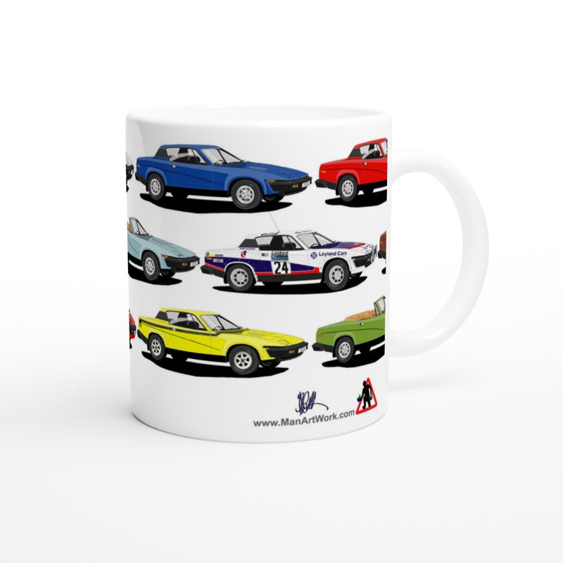 Triumph TR7 & TR8 Multi Car Mug