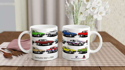 Triumph TR7 & TR8 Multi Car Mug