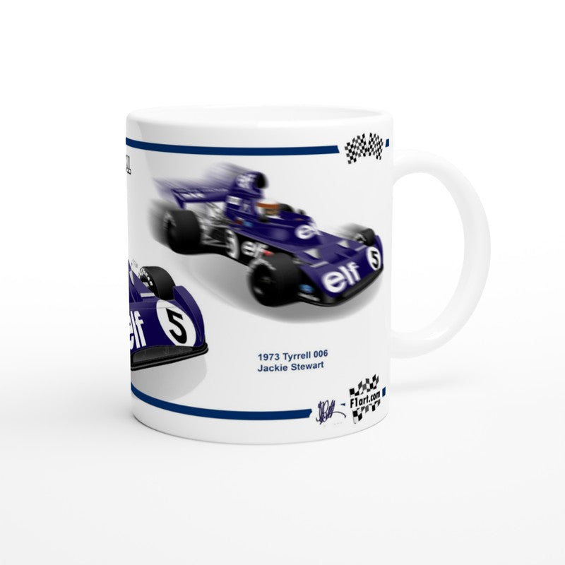 Tyrrell 006 F1 Motor Racing Art Mug