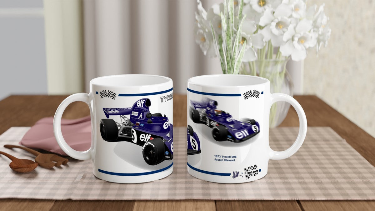 Tyrrell 006 F1 Motor Racing Art Mug