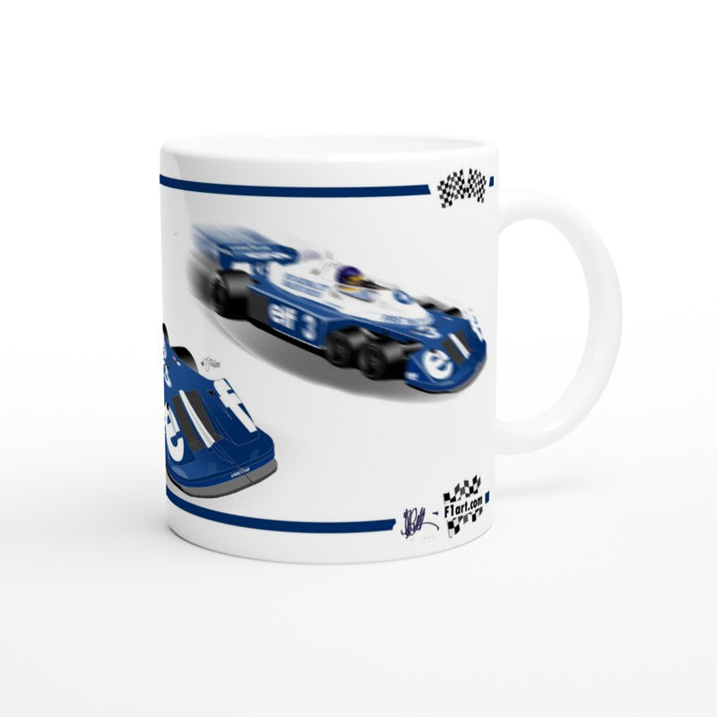 Tyrrell P34-2 F1 Motor Racing Art Mug