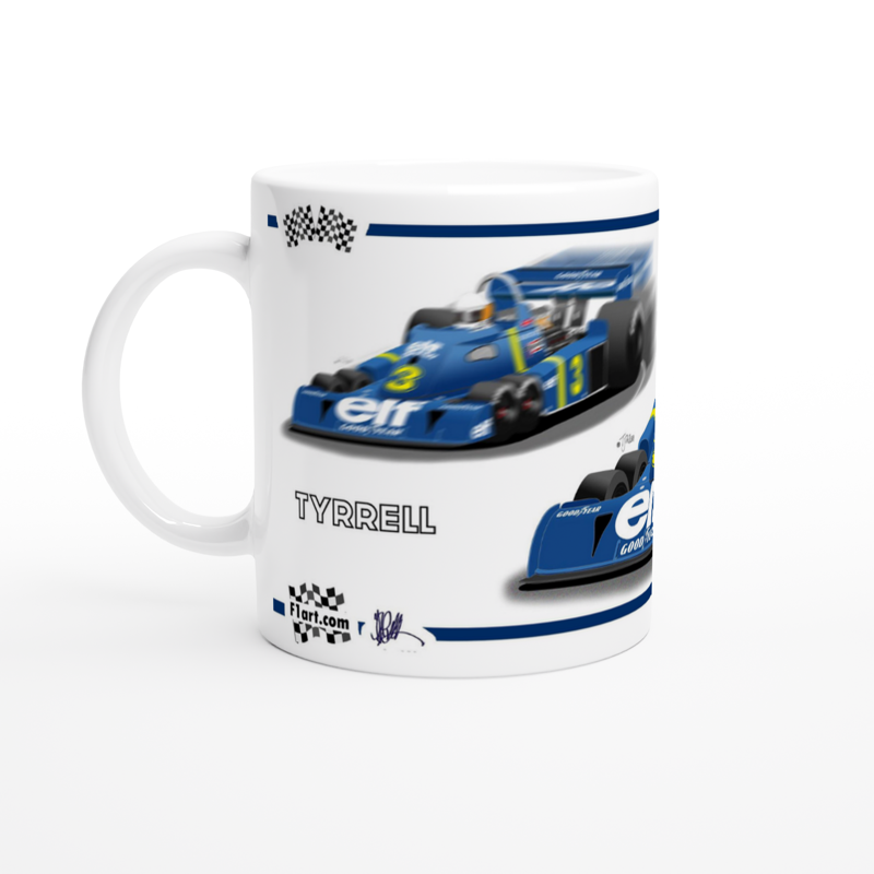 Tyrrell P34 F1 Motor Racing Art Mug