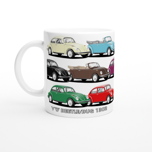 VW Beetle 1302 Multi Car Mug