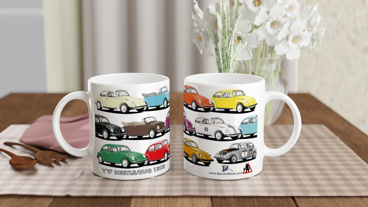 VW Beetle 1302 Multi Car Mug