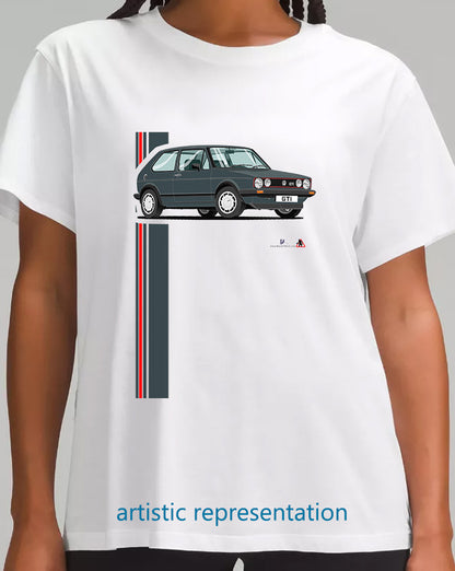 VW Golf GTi Mk1 Green T Shirt