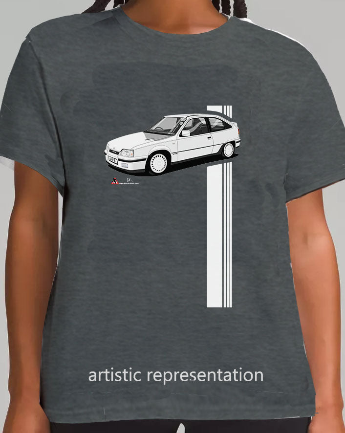 Vauxhall Astra GTE Mk2 in White T Shirt