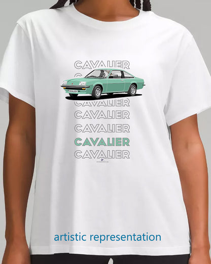 Vauxhall Cavalier Mk1 Coupe in Green Art T Shirt
