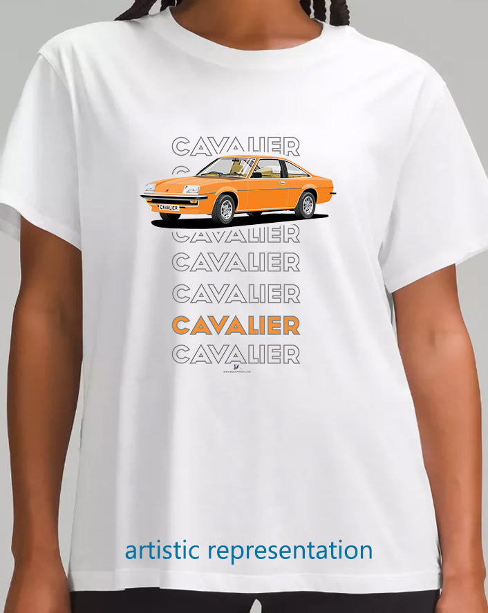 Vauxhall Cavalier Mk1 Coupe in Orange Art T Shirt