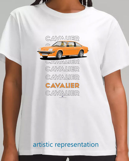 Vauxhall Cavalier Mk1 Coupe in Orange Art T Shirt