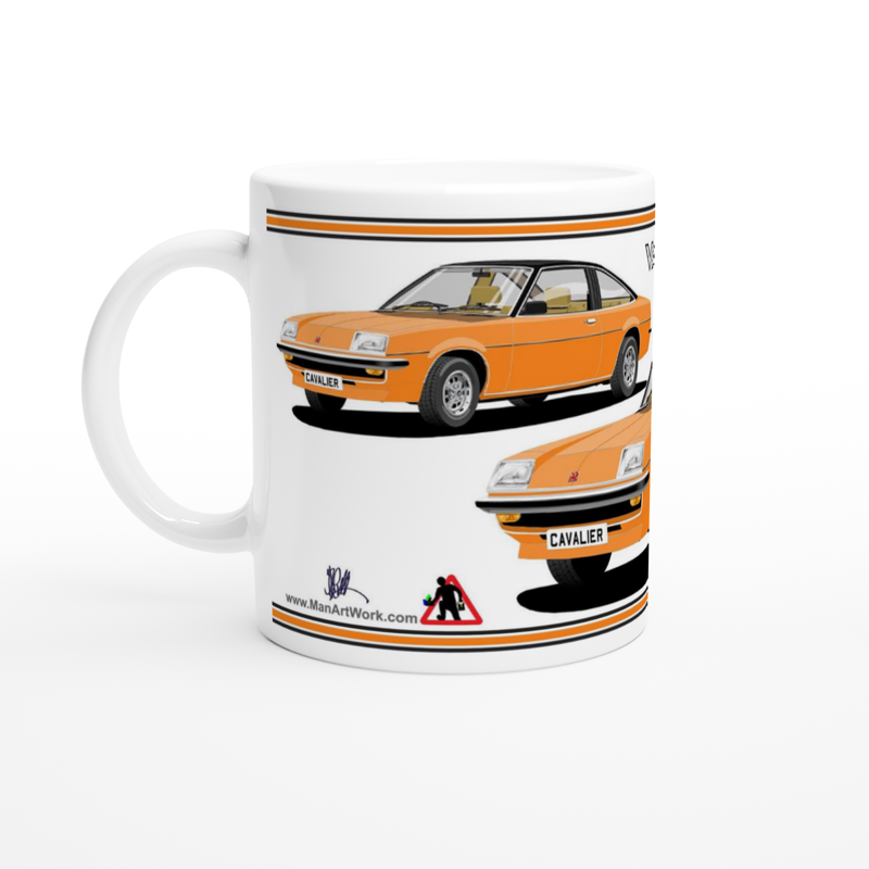 Vauxhall Cavalier Mk1 Coupe in  Orange & Black