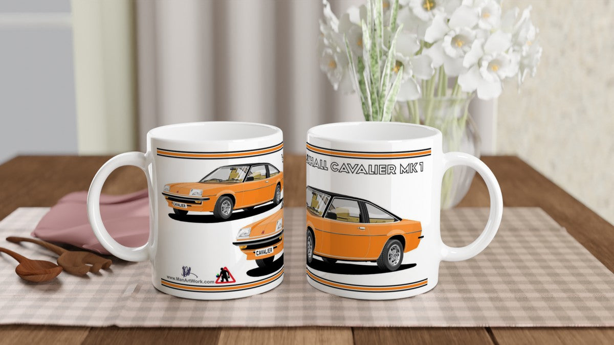Vauxhall Cavalier Mk1 Coupe in  Orange & Black