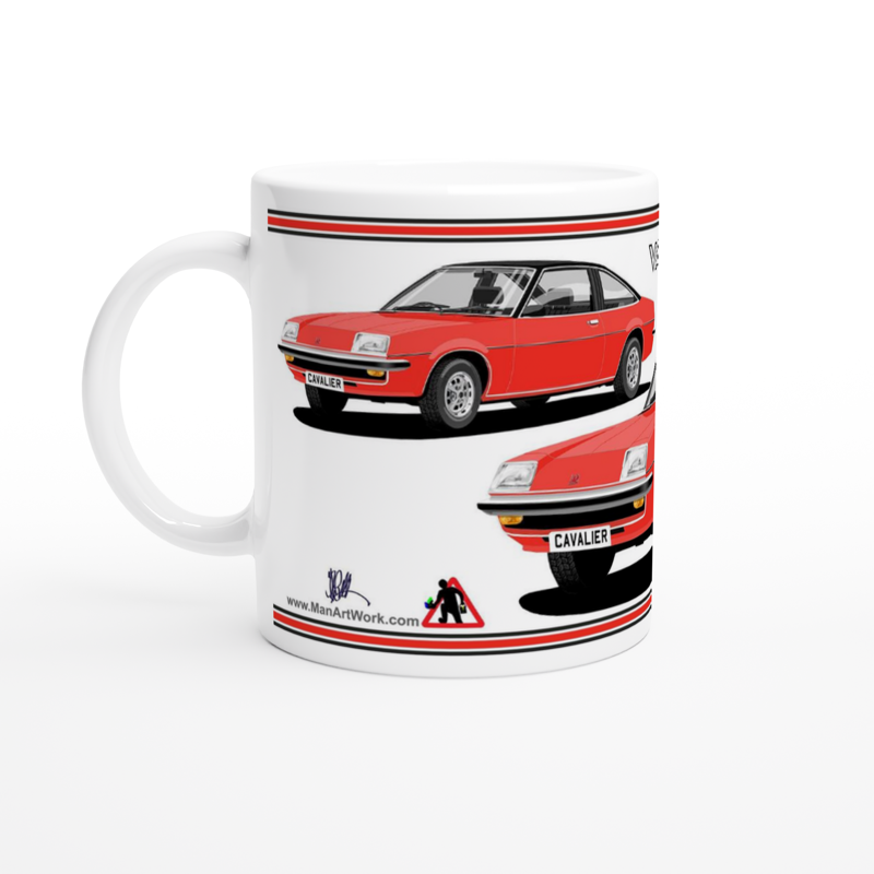 Vauxhall Cavalier Mk1 Coupe in  Red & Black