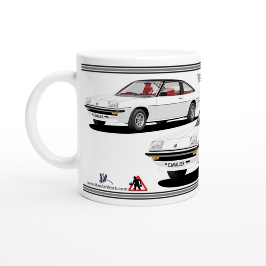 Vauxhall Cavalier Mk1 Coupe in  White & Black