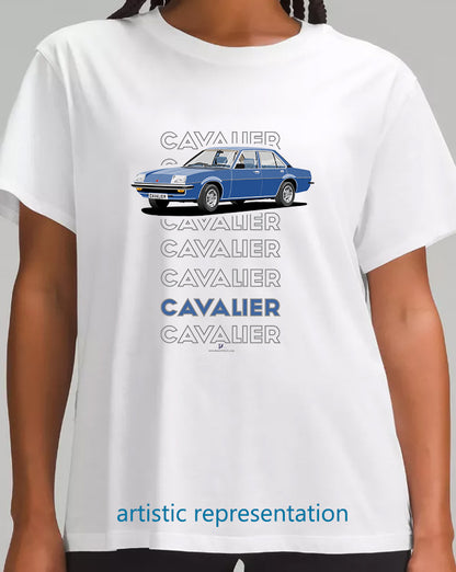 Vauxhall Cavalier Mk1 Saloon in Mid-Blue Art T Shirt