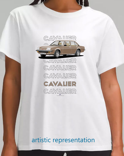 Vauxhall Cavalier Mk1 Saloon in  Brown Art T Shirt