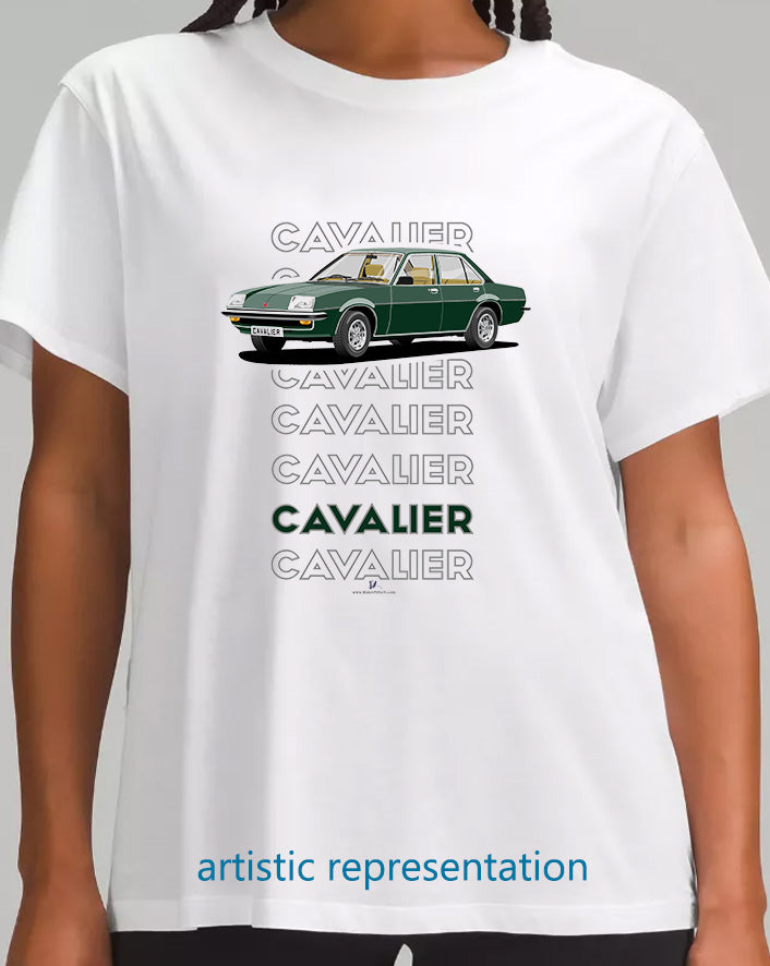 Vauxhall Cavalier Mk1 Saloon in Dark-Green Art T Shirt