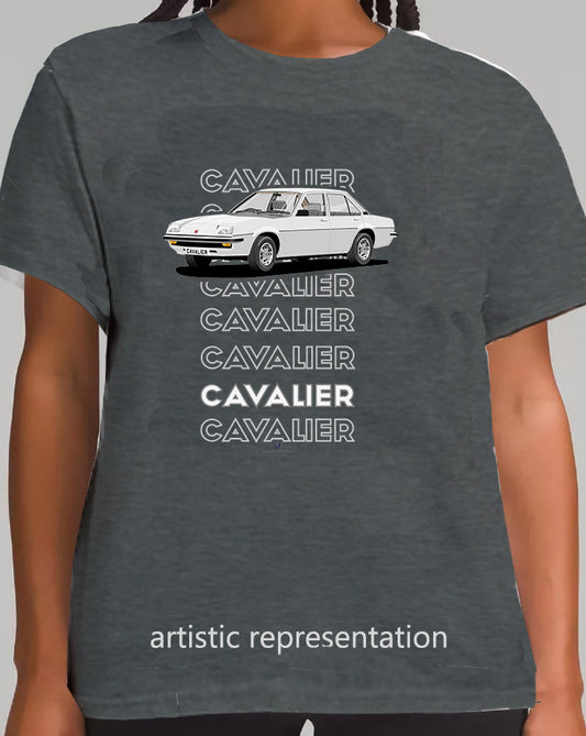 Vauxhall Cavalier Mk1 Saloon in  Silver Art T Shirt