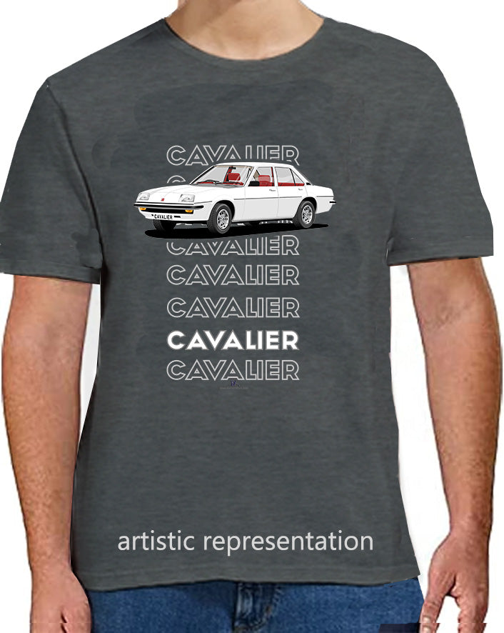 Vauxhall Cavalier Mk1 Saloon in  White Art T Shirt