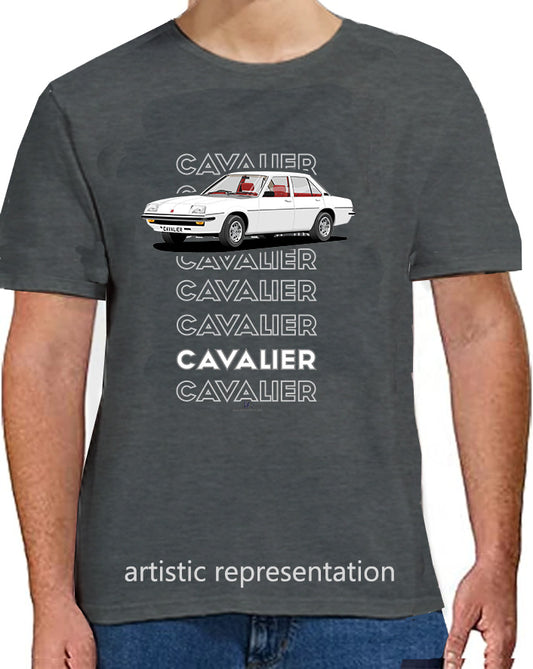 Vauxhall Cavalier Mk1 Saloon in  White Art T Shirt