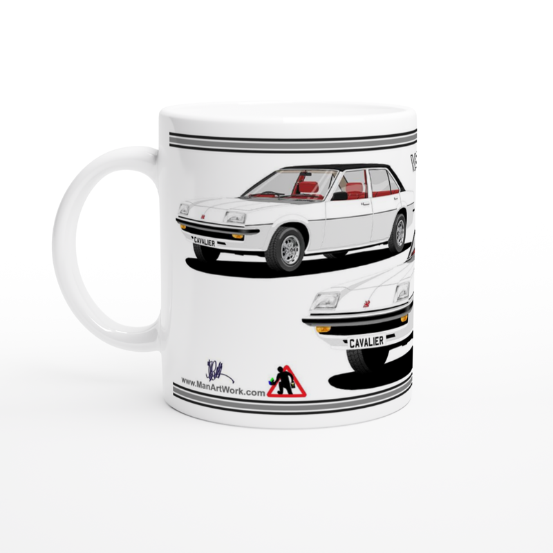Vauxhall Cavalier Mk1 Saloon in  White & Black
