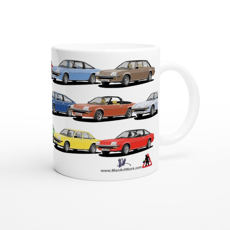 Vauxhall Cavalier Mk1 Multi Car Mug