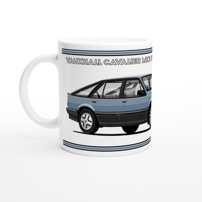 Vauxhall Cavalier Mk2a Hatchback SRi in Blue Art Mug