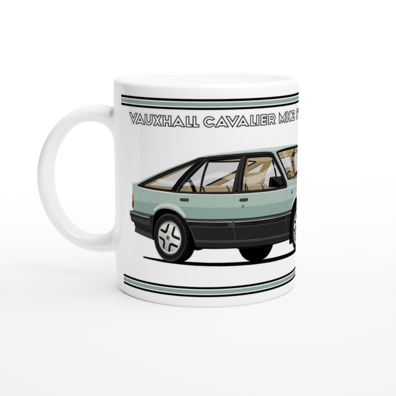 Vauxhall Cavalier Mk2a Hatchback SRi in Green Art Mug