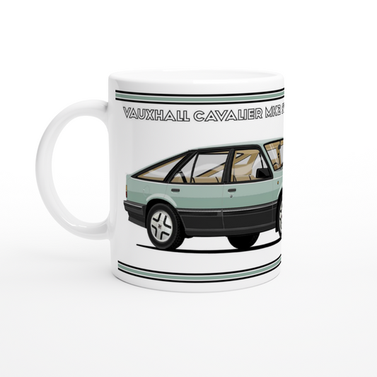 Vauxhall Cavalier Mk2a Hatchback SRi in Green Art Mug